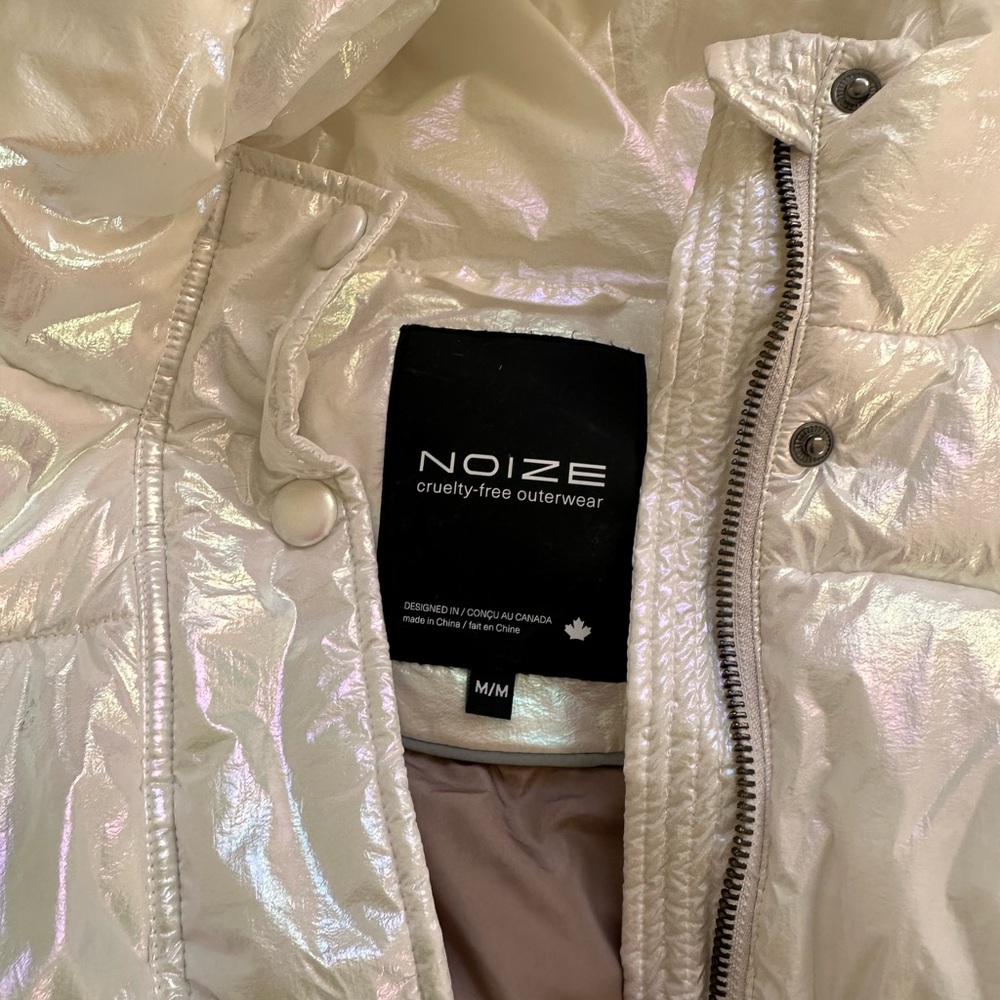 Noize metallic belted winter/ski jacket